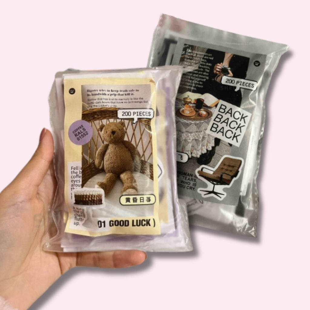 All-in-One Creative Material Package for Custom Decorations | Paper & Stickers - ScrapbookCY