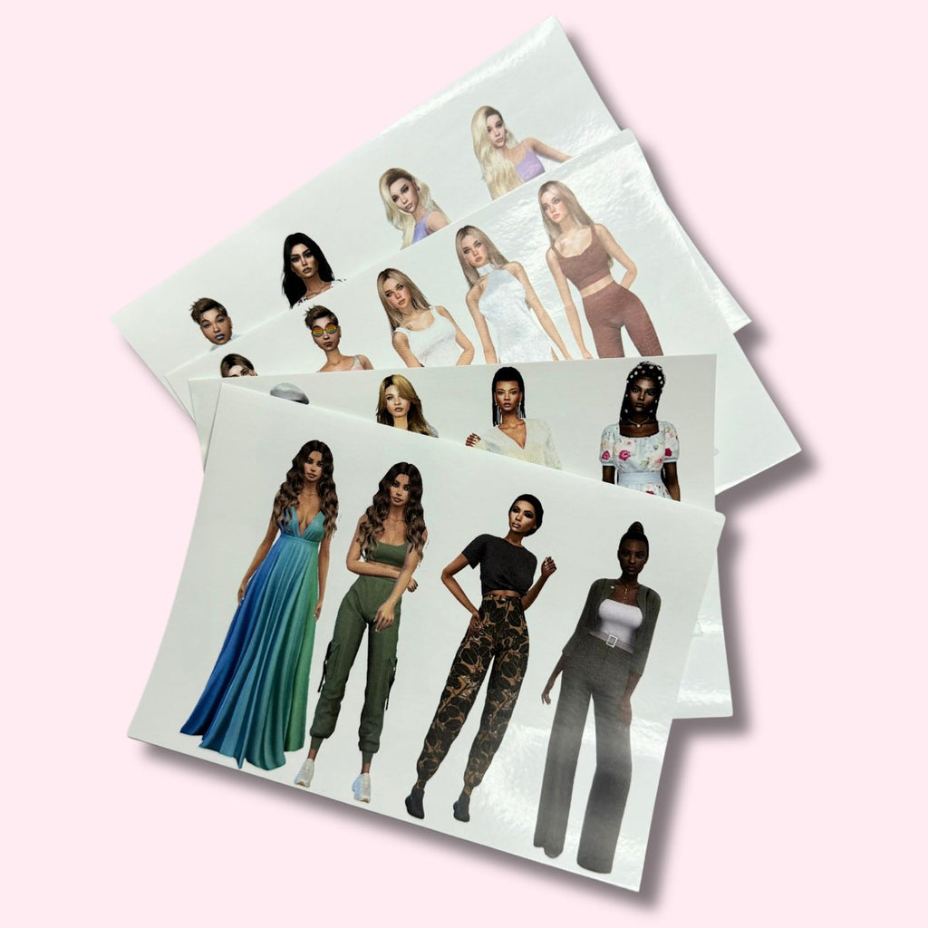LADIES IN FASHION | Sticker Collection | Journaling & Scrapbooking - ScrapbookCY